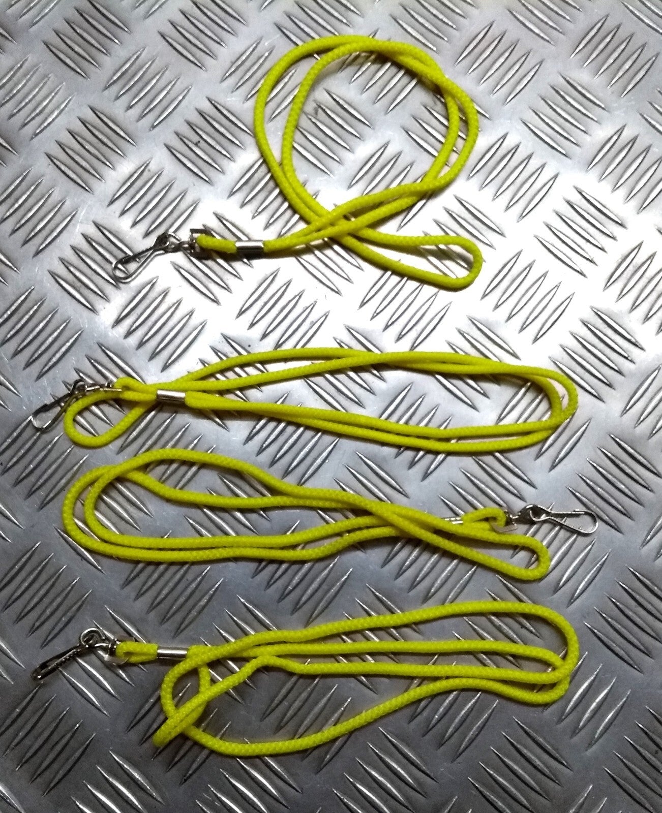 Lanyard General Purpose I.D & Tool British Tri-Service Hi-Viz with Securing Clip