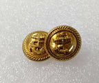 Genuine British Royal MARINES RM Officers Mess Dress Buttons 16.5mm 26L ASBT34