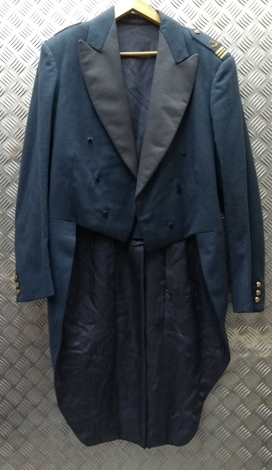 RAF Royal Air Force Vintage Tailcoat Airforce Blue Grey Ceremonial Dress Morning Coat OFC