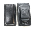 Bianchi 20A Black Leather Magazine Pouch for 9mm Glock 17