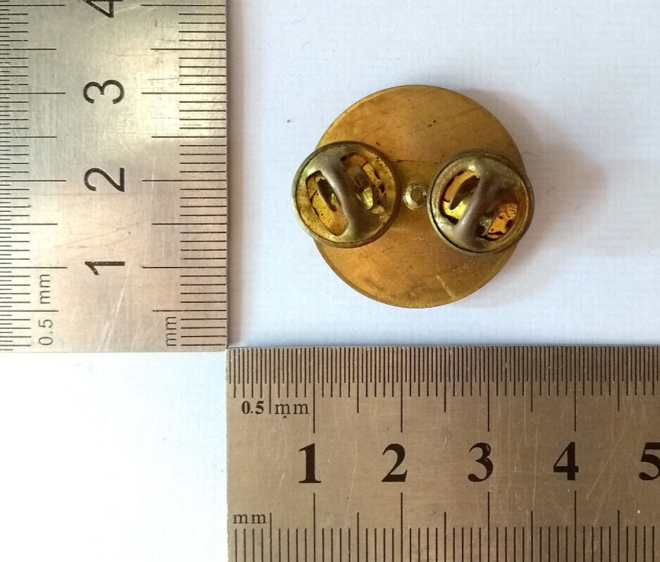 US Enlisted Man's Engineers Corps Collar Dog / Flat / Clutch pin backing