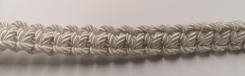 British Royal Artillery RA RAC Lanyard No2 Dress Macramé 3 ply White