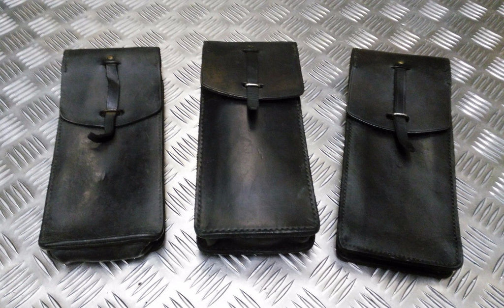 Genuine Vintage Issue Large Leather Ammo / Utility Pouch / Medic Pouch