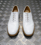 British Navy White Leather Parade / Dress Shoes Mens - Assorted Sizes