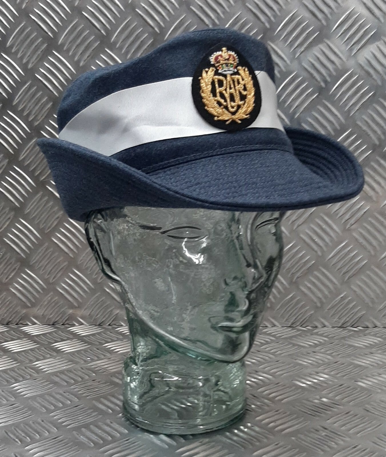 WRAF / RAF Tricorn Hat Airforce Blue Grey Colour Royal Air Force Womans Headwear 56cm