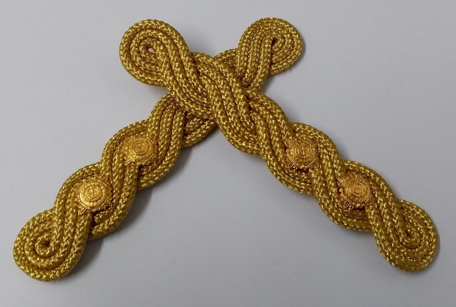 Lieutenant Shoulder Cords Ceremonial Wire Cord Shoulder Epaulettes & Rank Pips