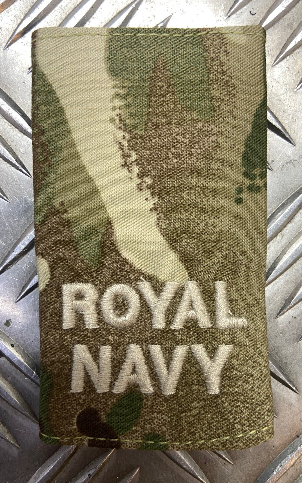 British Army Royal Navy MTP Camo Able Rate "ROYAL NAVY" Rank Slide - NEW
