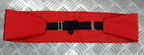 Genuine Vintage British Made Scarlet Red Pleated Mess Dress Cummerbund 36" X 4¼"