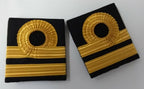 Genuine British Issue Royal Navy Lieutenant Gold Lace Rank Slides RN