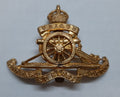 Vintage Royal Artillery Kings Crown Hat Badge British Army issue Old Pattern