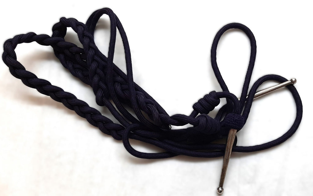 Aiguillette Officers Dress Cord For Ceremonial & Parade Duties Chrome Tip Ends