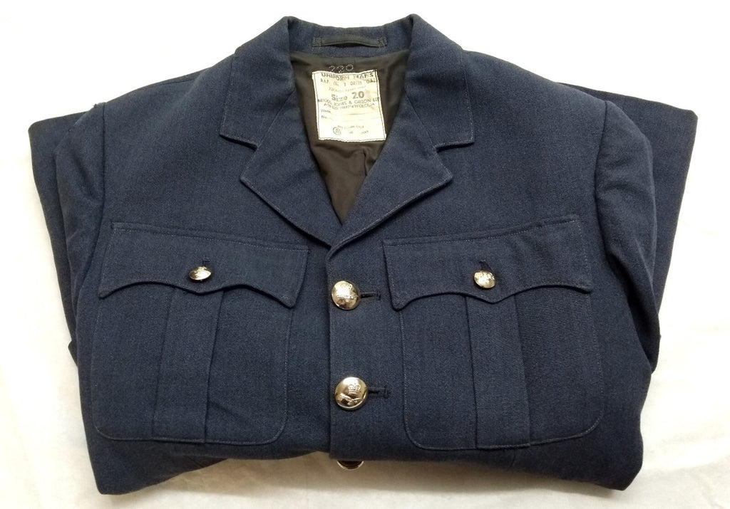 RAF Royal Air Force Vintage No1 Jacket Airforce Blue Grey Colour Old Pattern