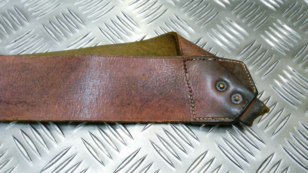 Vintage Drum Belt Brown Leather British Issue Pre WW2 Faulty