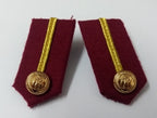 Arab Emirates Gorgets Collar Tabs Gold Braid Detail Senior Officers UAE Buttons