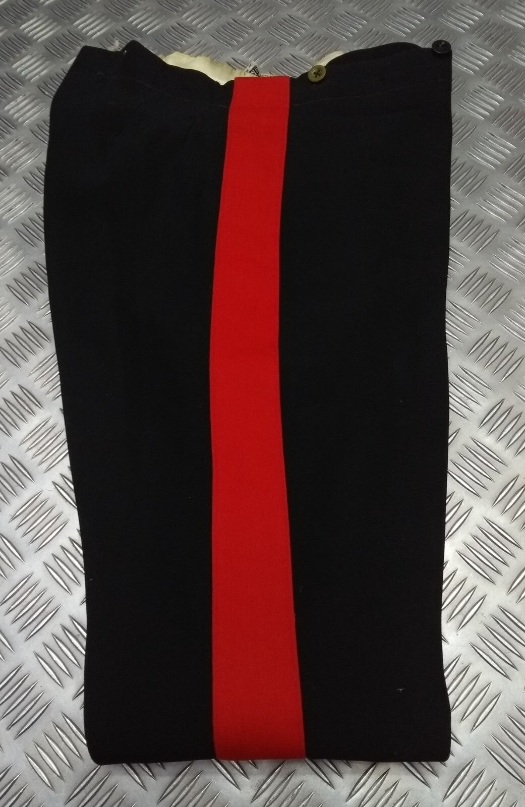 Vintage No1 Trousers Wide Red Stripe By Moss Bros London LTD with Defects