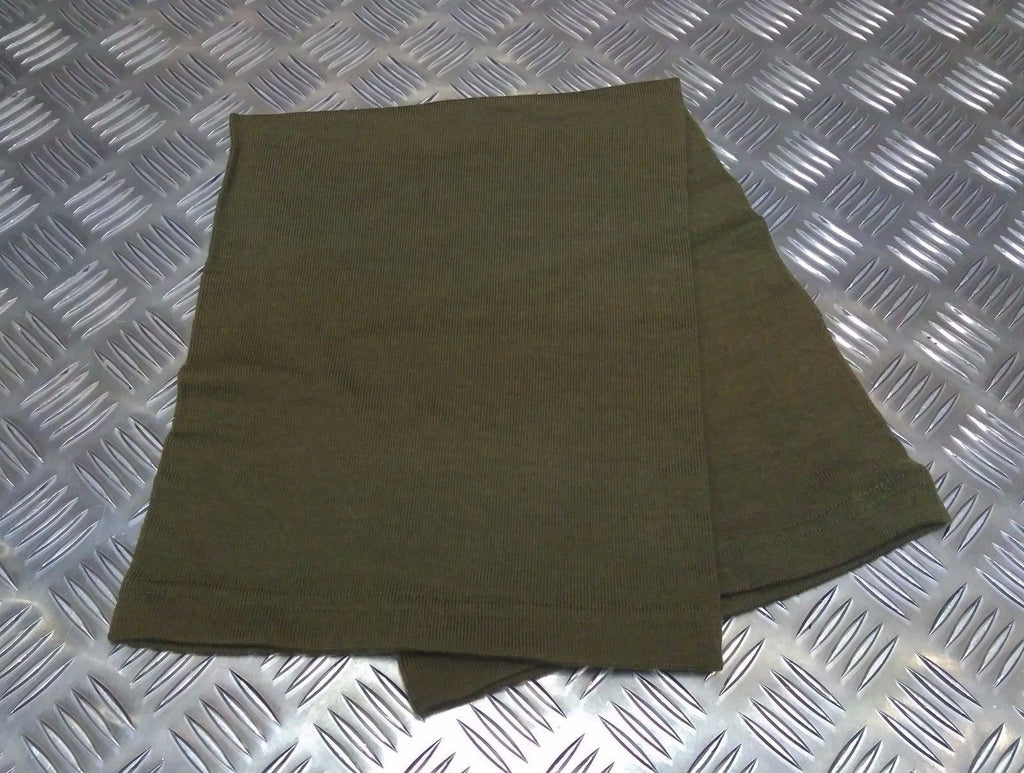 British Issued Green Cold Weather Headover- Cap Comforter with Defects