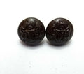 Nigeria Army Button, Dark Bronze Ring Shank Back, Small 20L x 2 - NEW