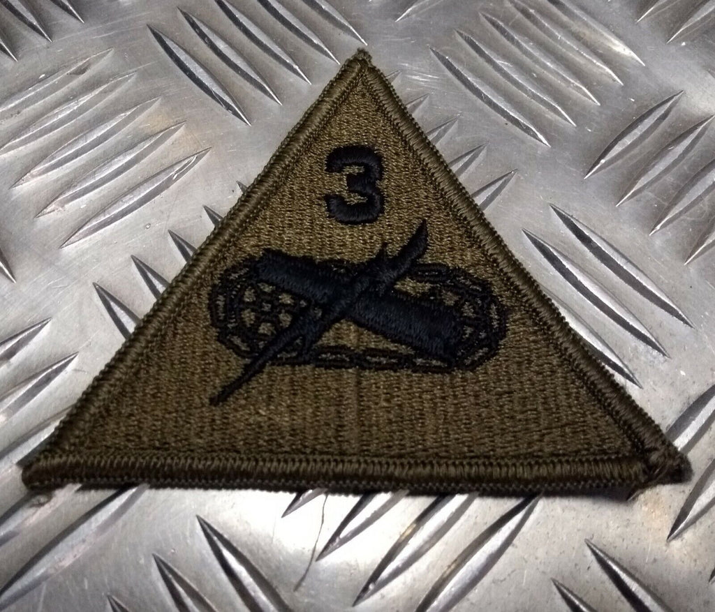 Vintage US Issue Armoured Division Patch Spearhead Ironsides