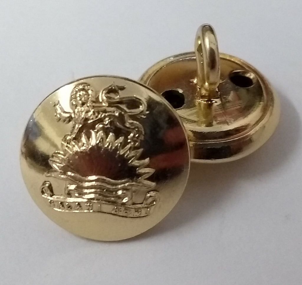 Genuine Malawi Army Insignia Issue Ring Back Insignia Cap Buttons 13.4mm ASBT158