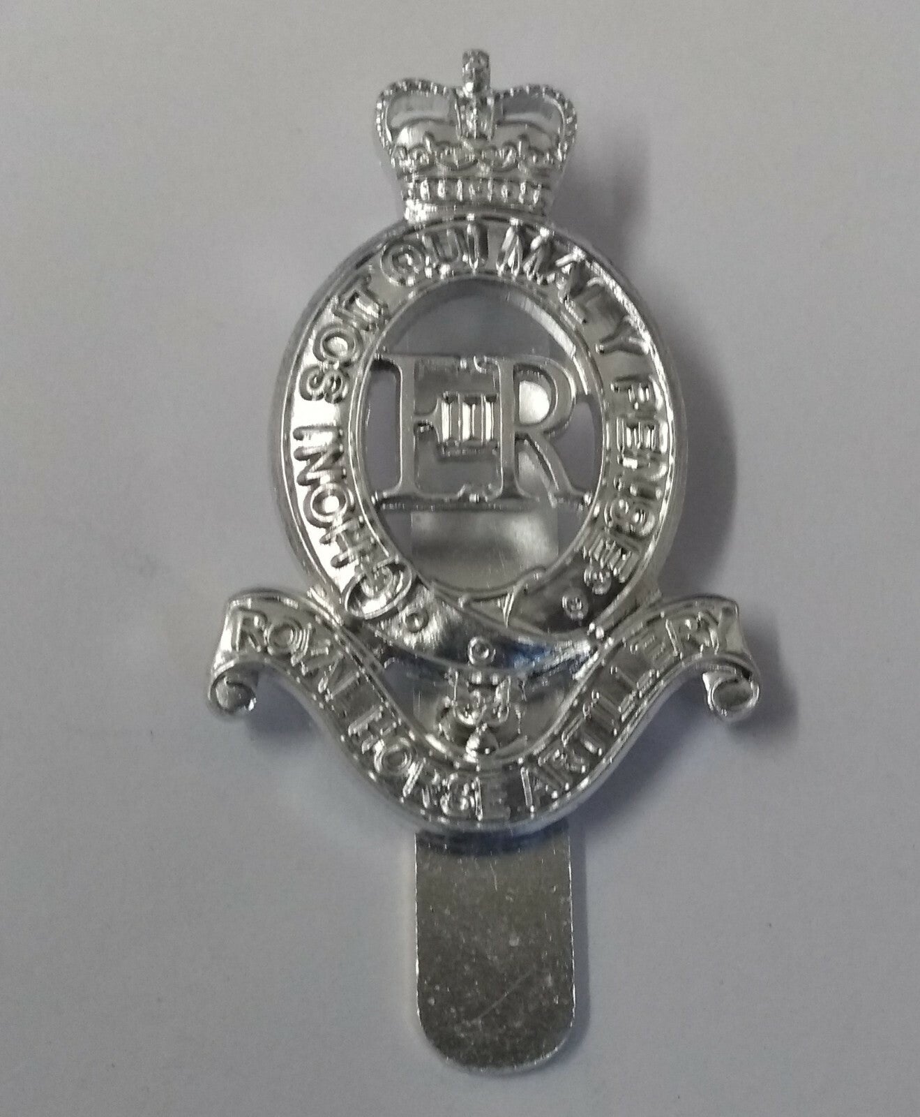 Hat Badge RHA Mil-Spec Honi Soit Qui Mal Y Pense Beret & Cap Insignia - NEW