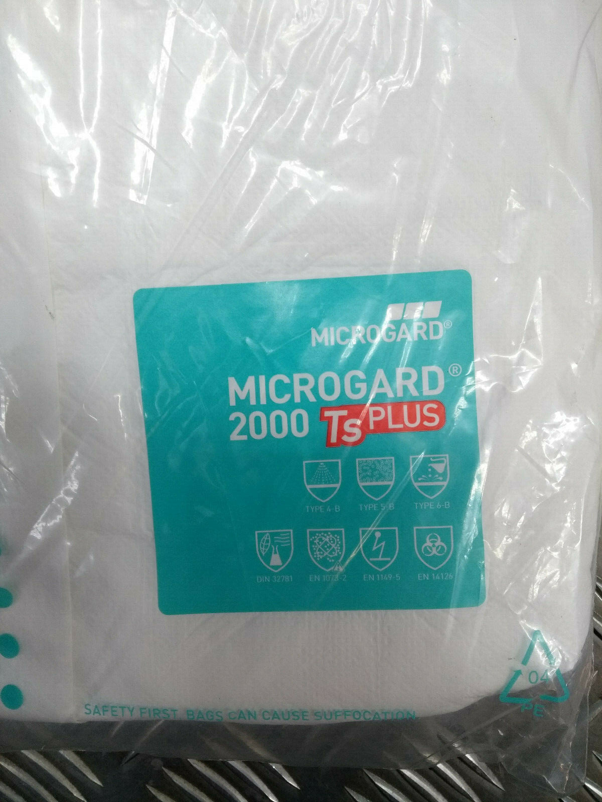 Microgard 2000 Ts Plus Coverall with Hood Size Medium, Pack of 2
