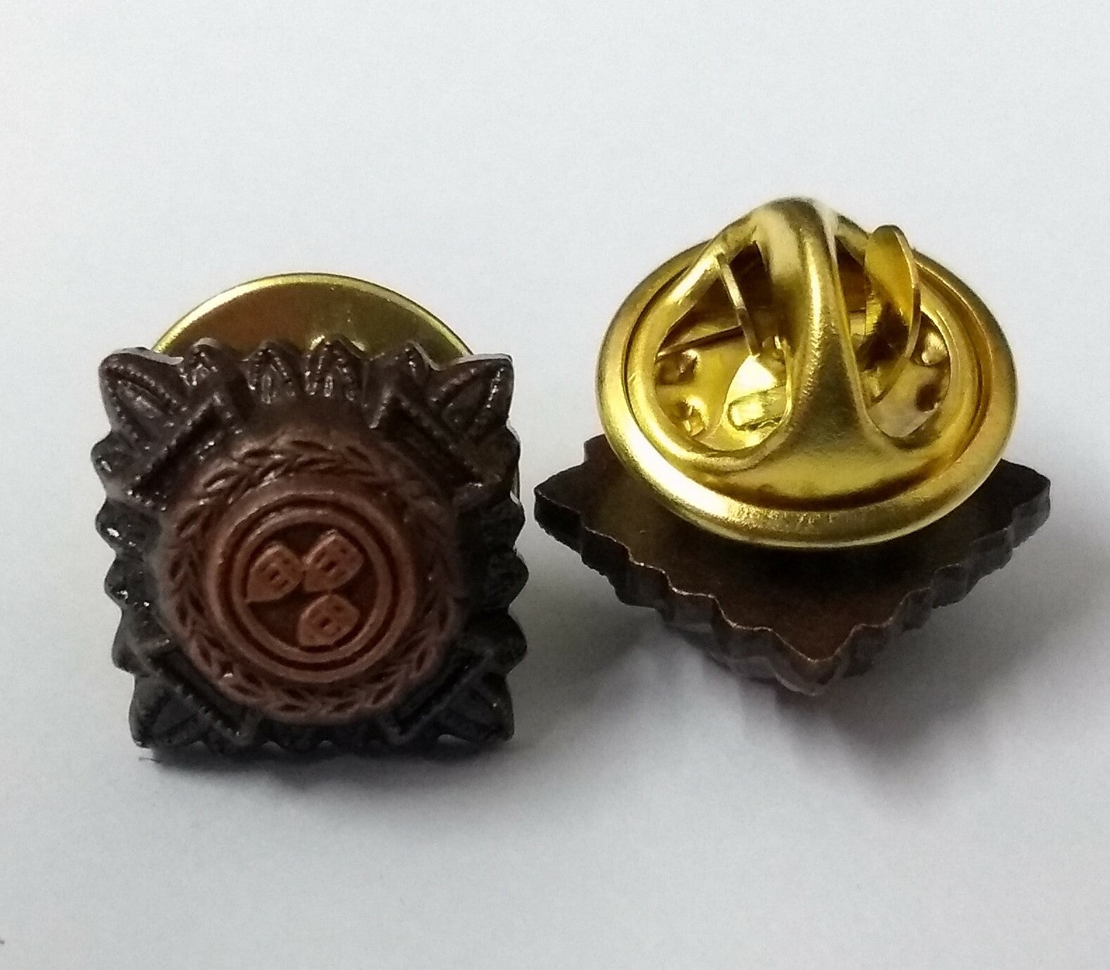 Army Bronze Star 3/8" Subdued Officer Rank Pips Bath Stars Snap Pin X6 GIM154