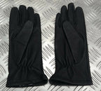3 Dart Gloves Female Black Leather 3M Thinsulate Soft Lining Small