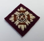 Vintage Rank Pips Senior Officer Insignia on Maroon / Soft Felt Backing Obsolete