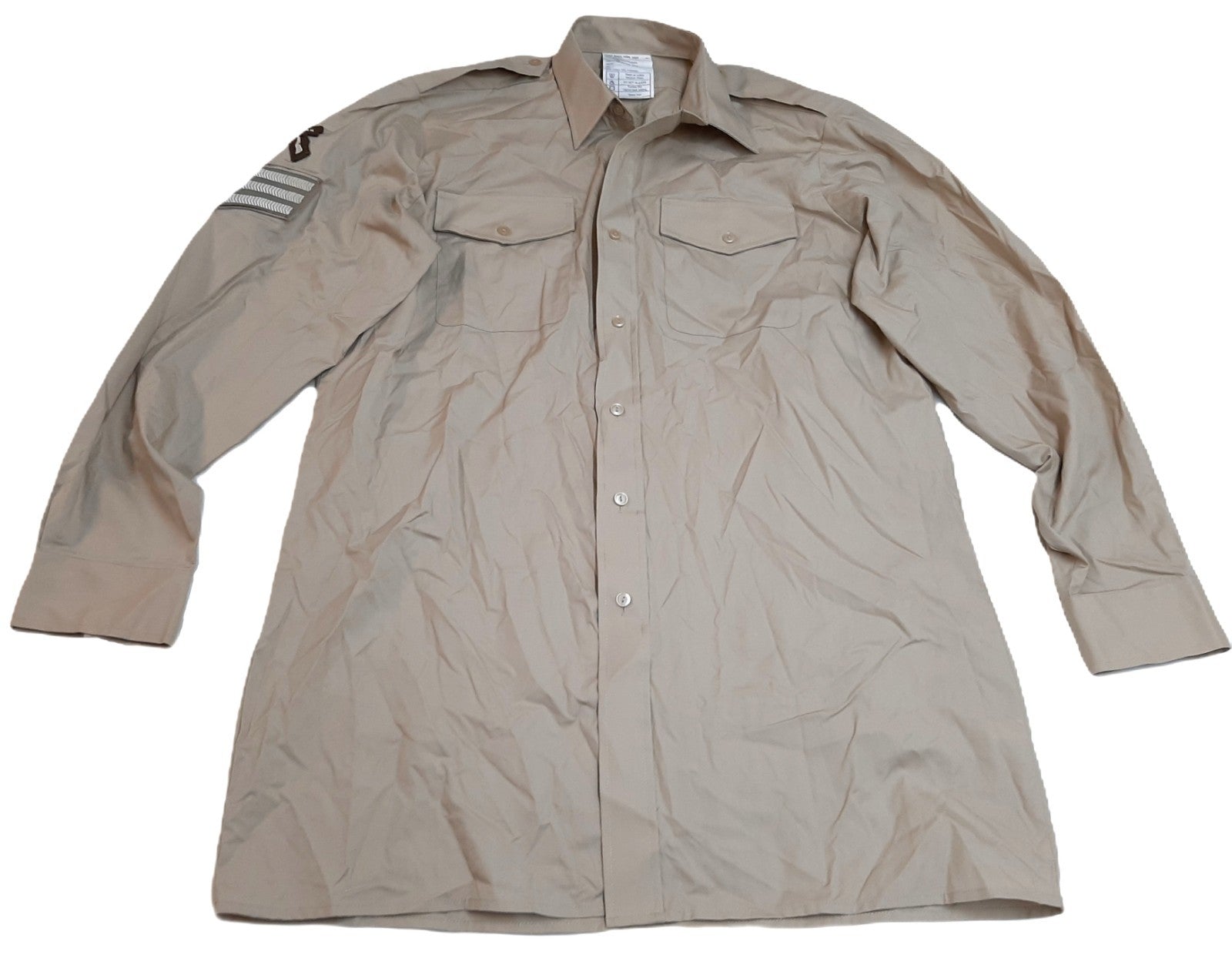 Skill at Arms Shirt British Army FAD Long Sleeve with Sergeant Insignia 40cm