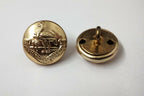 Genuine Vintage Rhodesia Regimental Insignia Gold Ring Buttons 14mm X4 V476