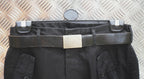 Genuine German Army Black Leather Belt Brass Buckle Size: All Sizes Up To 36"