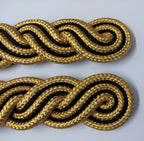 Infantry Regiments Warrant Officer Class 1 (WO1) Epaulette Black & Gold 1 Pair