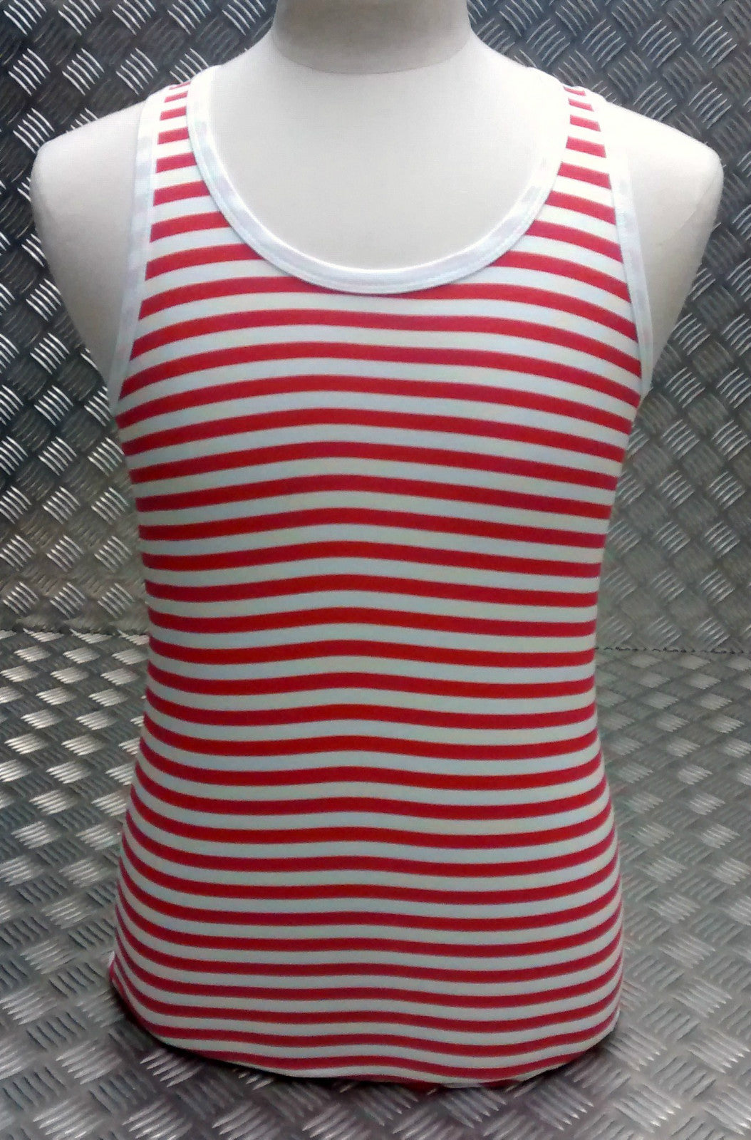 Russian Soviet USSR CCCP Style Stripy Sailors Telnyashka Red Vest All Sizes NEW