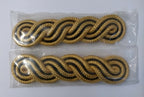 Infantry Regiments Warrant Officer Class 1 (WO1) Epaulette Black & Gold 1 Pair