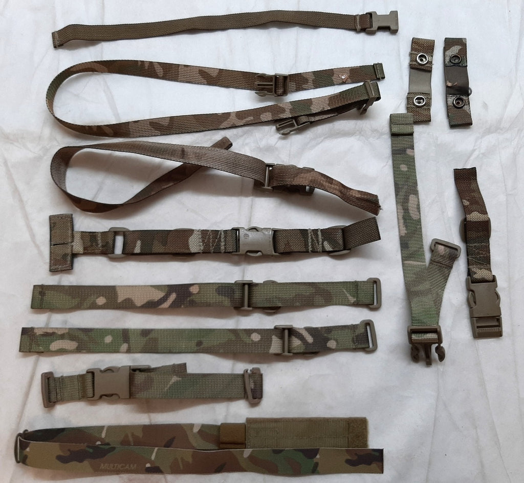 MTP Webbing Straps Job Lot of 12 Assorted Items For Collectors Spares or Repairs