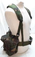 Airborne Army Webbing British DPM Camo Assault Belt Yoke & Assorted Pouches (M)