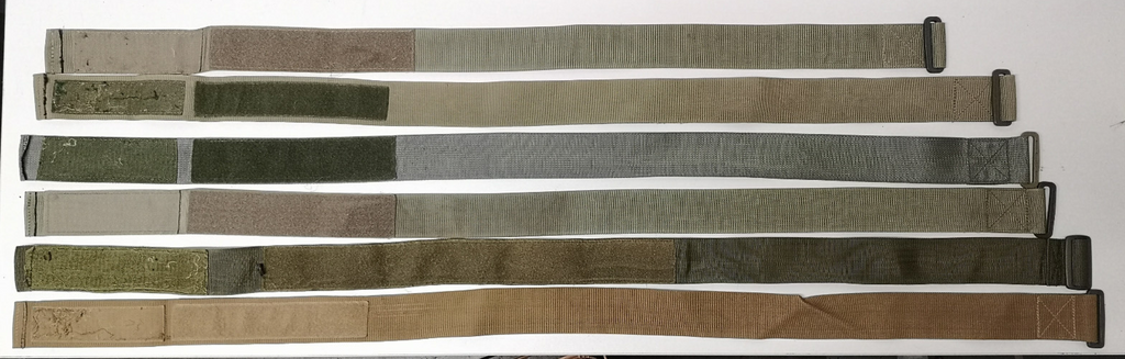 British Army PCS Duty Belt Hook & Loop Fastened with Plastic Buckle joblot of 6