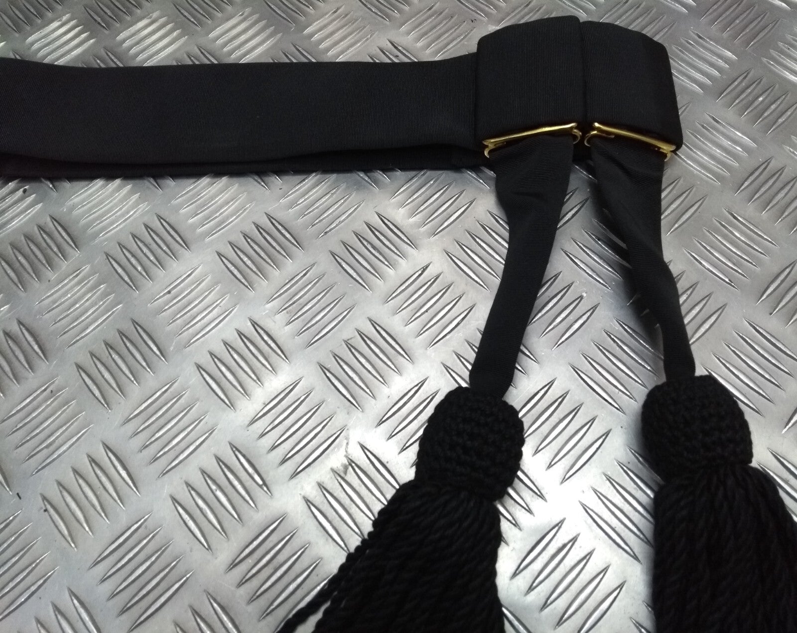 Officers Waist Sash Black No1 & Uniform Dress Ceremonial Special Parade Issue: