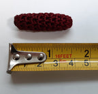 Crimson Olivette (Toggle) Crochet Covered Ceremonial British Army
