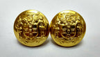 Jamaica ''JDF'' Insignia Buttons, Ring Shank Back 30L Genuine JDF