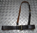 Vintage Sam Browne Brown Leather Belt & Shoulder Strap Dress Issue