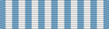 UN Service Medal Korea White & Blue Medal Ribbon on Bar
