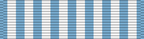 UN Service Medal Korea White & Blue Medal Ribbon on Bar
