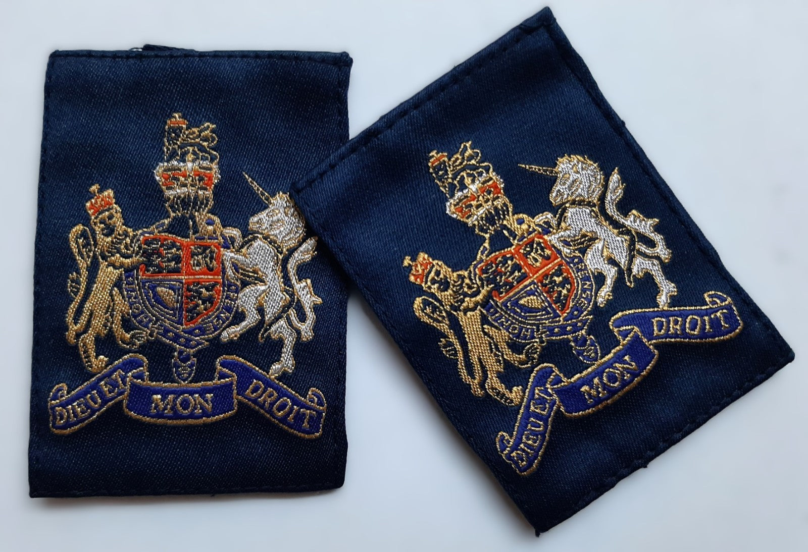 RAF Royal Air Force Airforce Shirt Slides / Sliders Shoulder Epaulettes (WO) 1 Pair
