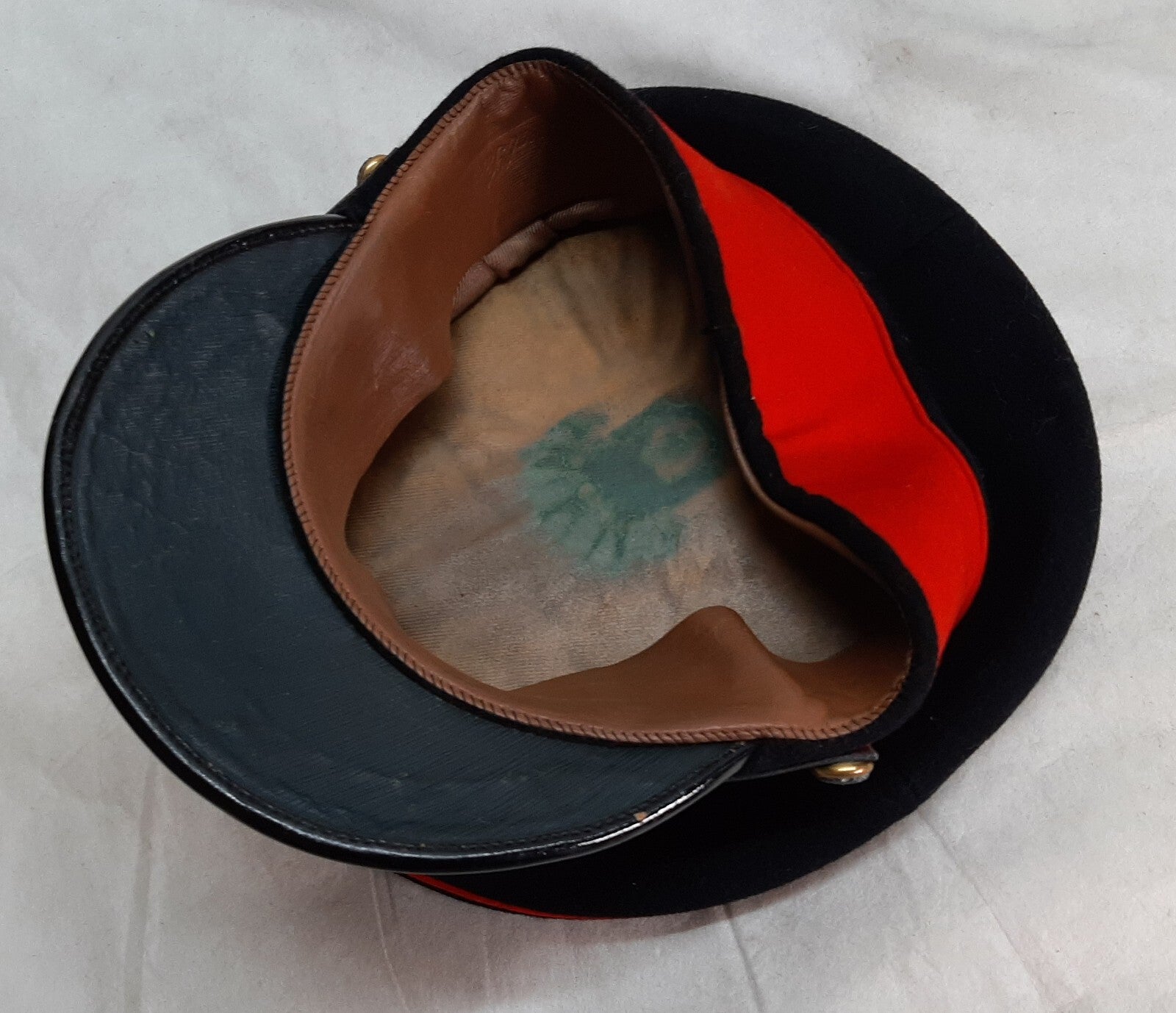Vintage Royals Hat Officers Dress British Army Royal Hampshire Insignia Buttons