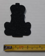 Lyre and Crown No1 and Ceremonial Dress British Army Blue Embroidered Arm Patch