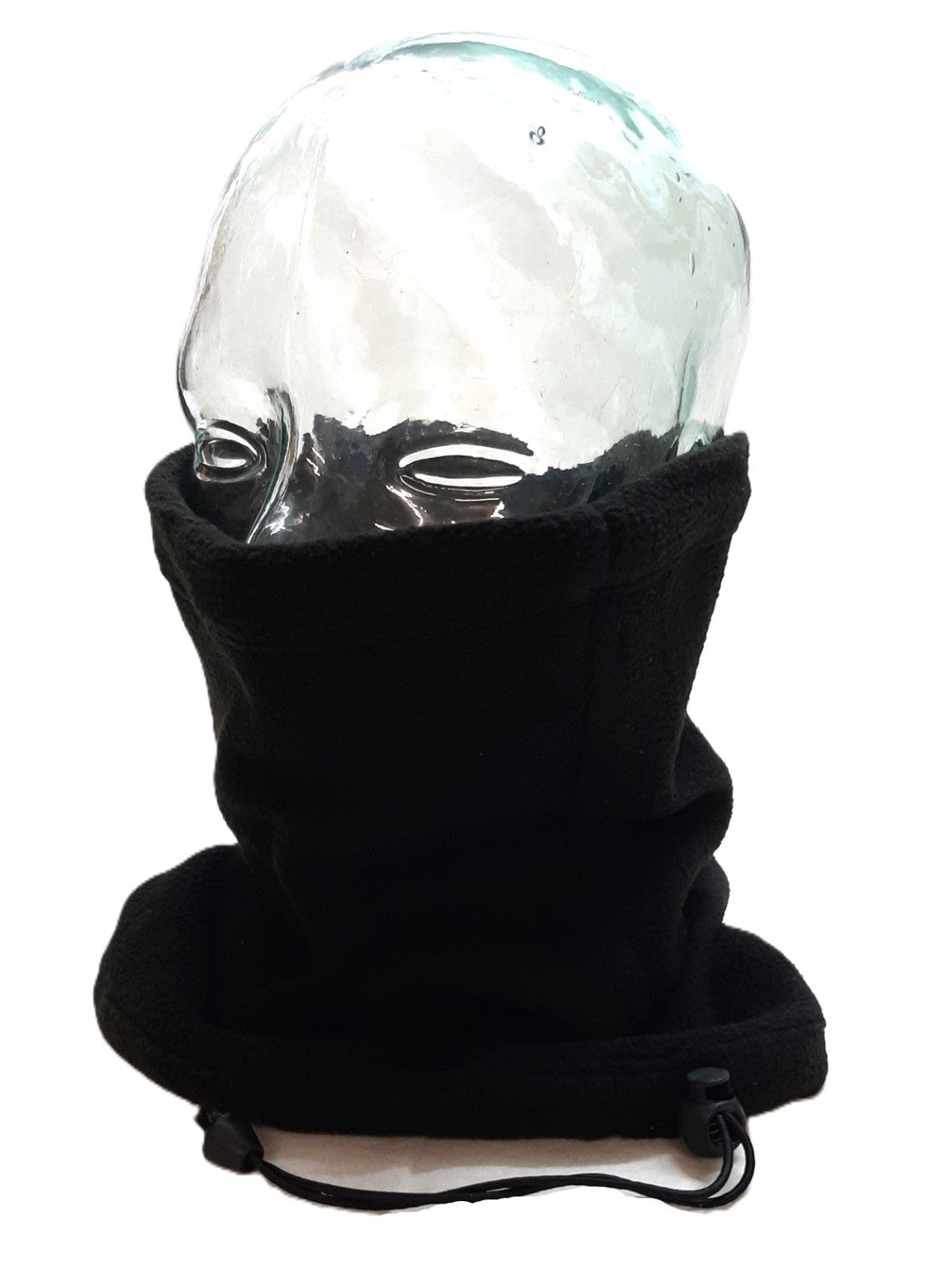 Snood Cap Comforter Thermal Neck Warmer Head Scarf Stealth Black Face Mask NEW