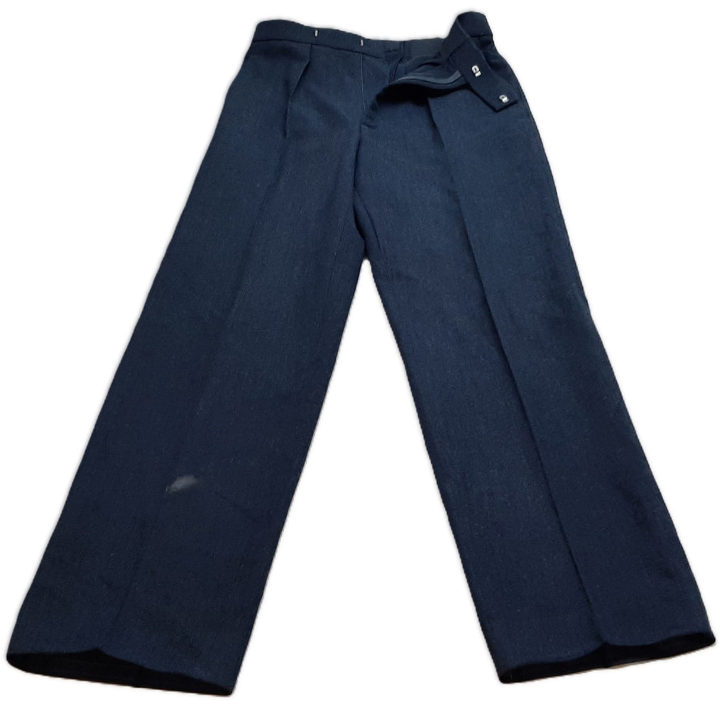 RAF Royal Air Force Trousers Mens Blue - Grey Old Pattern British Dress Waist 31"