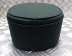 Female Dress Hat Bottle Green Woman's Uniform Visor Peak Cap With Chinstrap