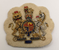 Lancers Regiments Badge Warrant Officer Class 1 WO1 Queen's Crown Gold on White